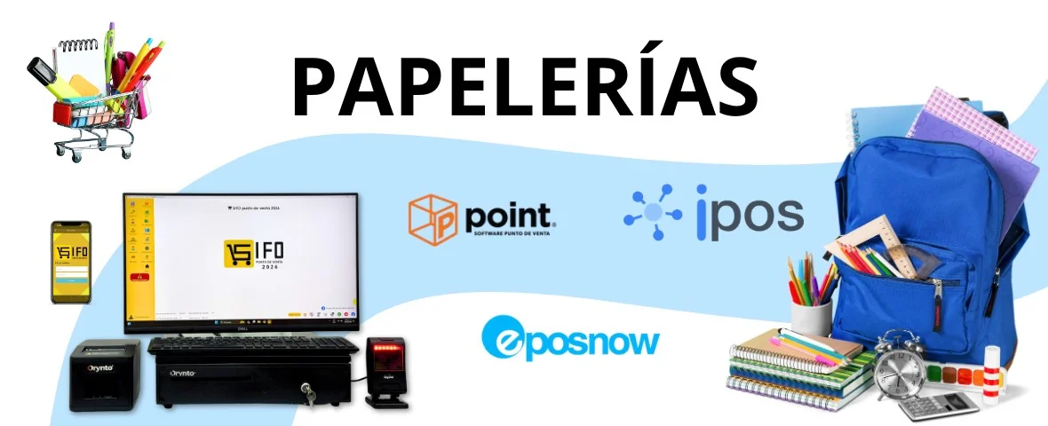 punto de venta para papelerías