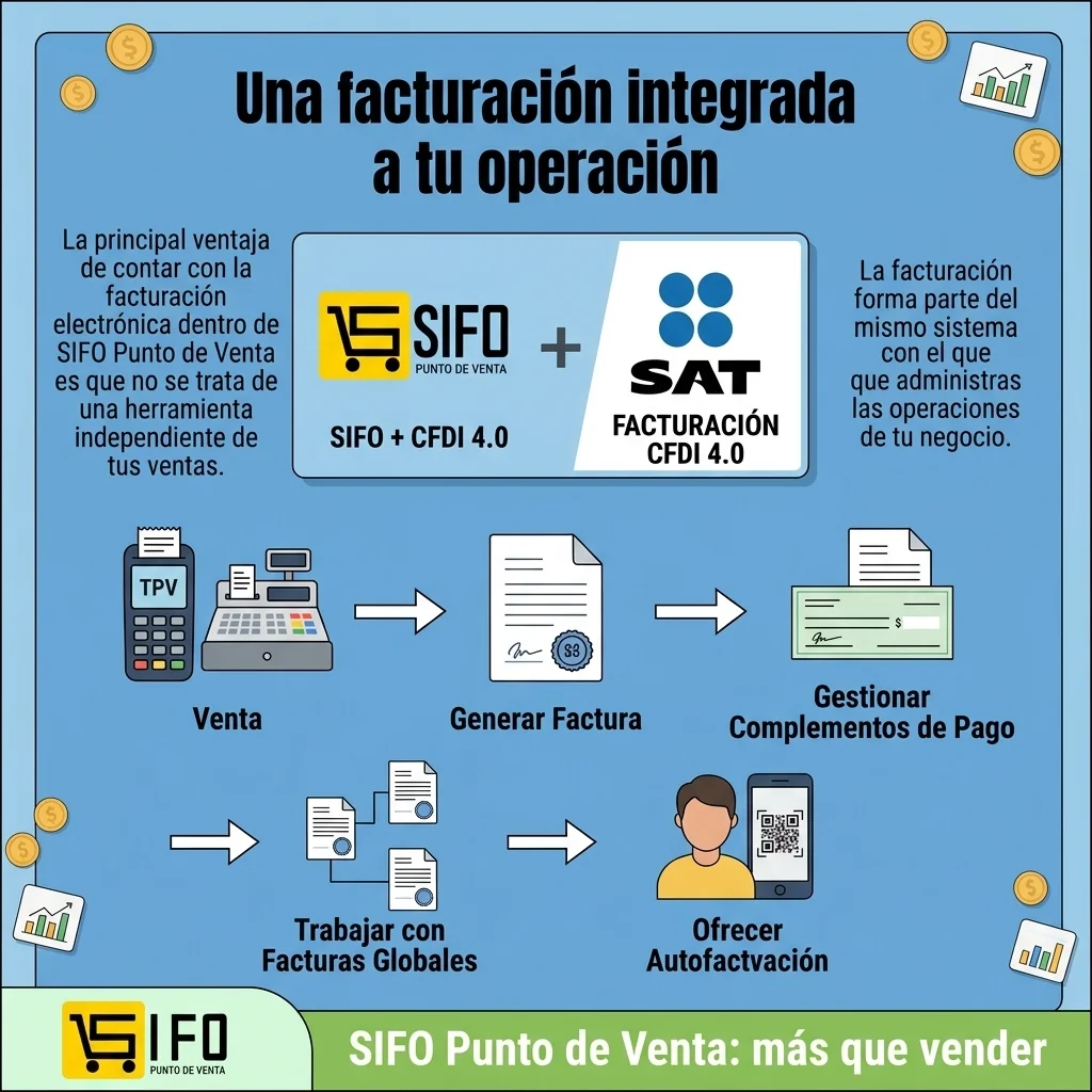 Autofacturación con QR y comprobante