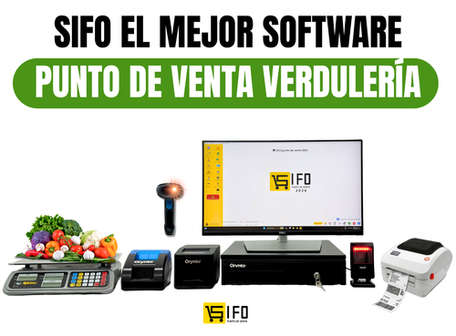 imagen de un punto de venta para verduleria y fruteria