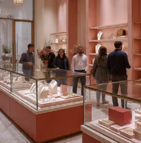 imagen de una tienda de dulces que usa el punto de venta 4