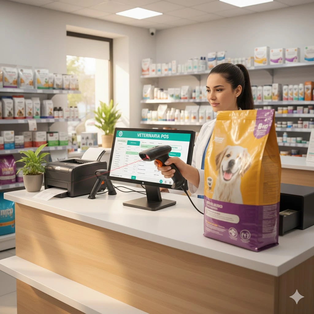 imagen de una tienda de dulces que usa el punto de venta 3