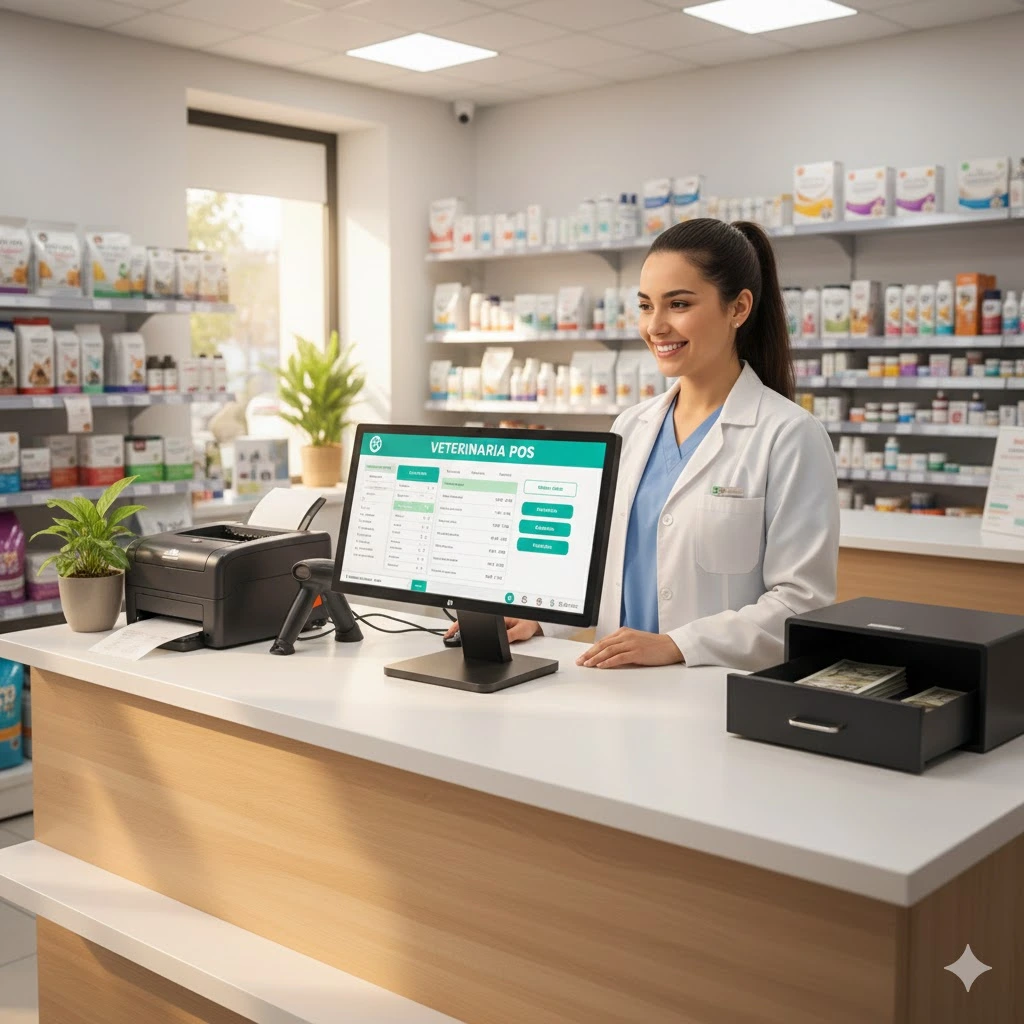 imagen de una tienda de dulces que usa el punto de venta 11