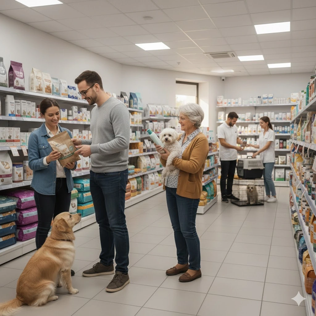 imagen de una tienda de dulces que usa el punto de venta 5