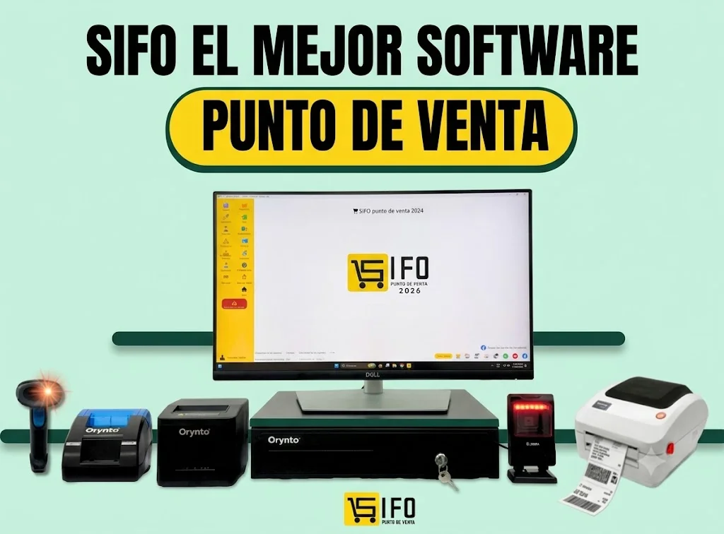 Kit Software Punto de Venta SIFO Punto de Venta