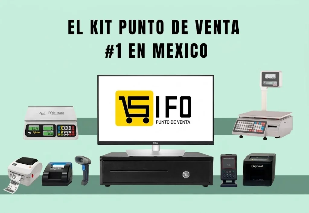 Kit completo de punto de venta SIFO con software y hardware
